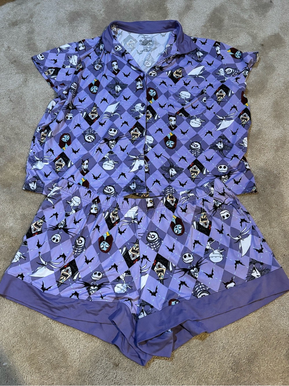 Nightmare Before Christmas Pajama Set XL